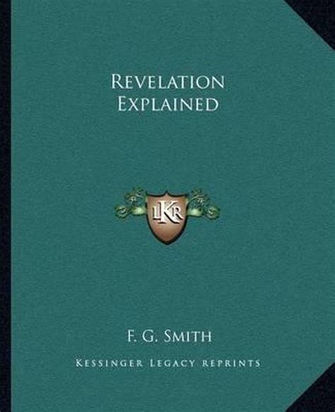 gf smith|f g smith revelation explained.